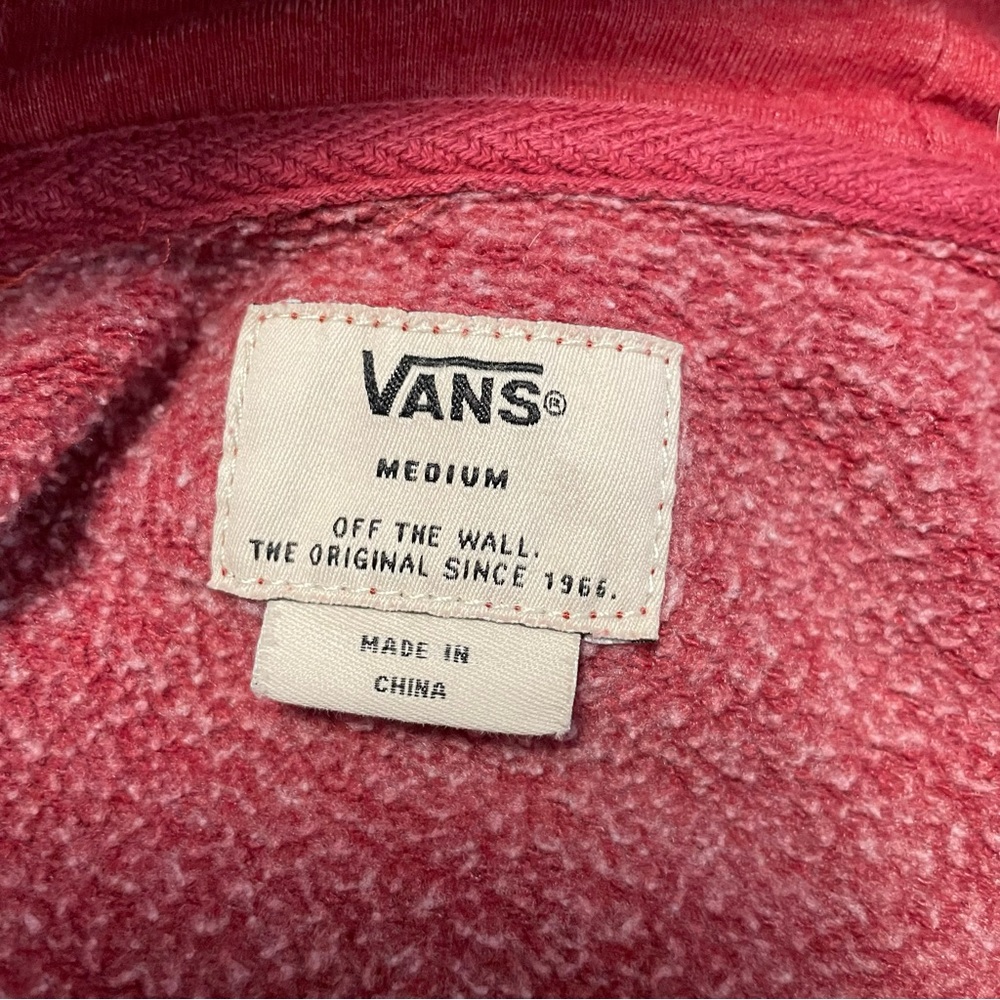 Vans Men's Red Pullover Hoodie - Picture 11 of 12